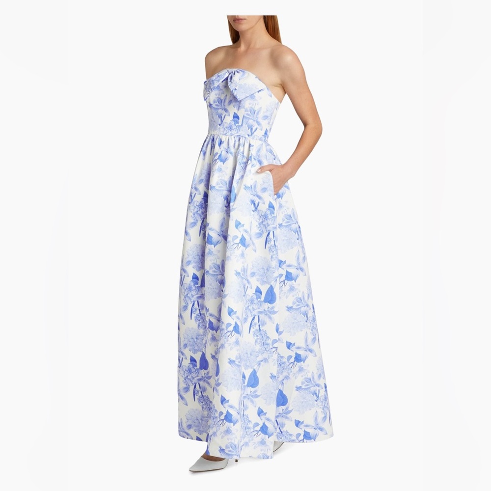 Sachin and Babi Isabau Strapless Gown